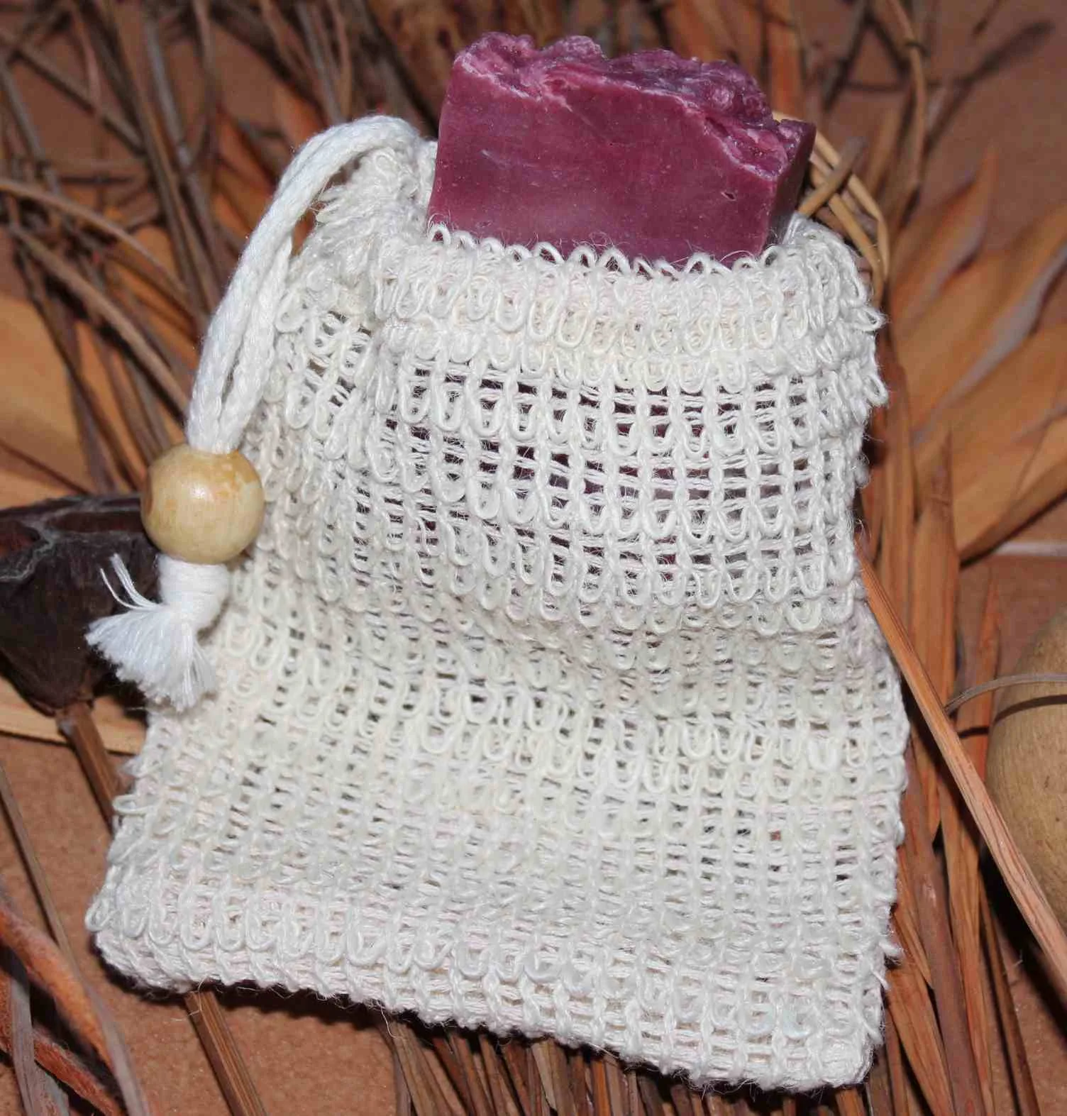 Estuche de jabón sisal y algodón - Imagen 2