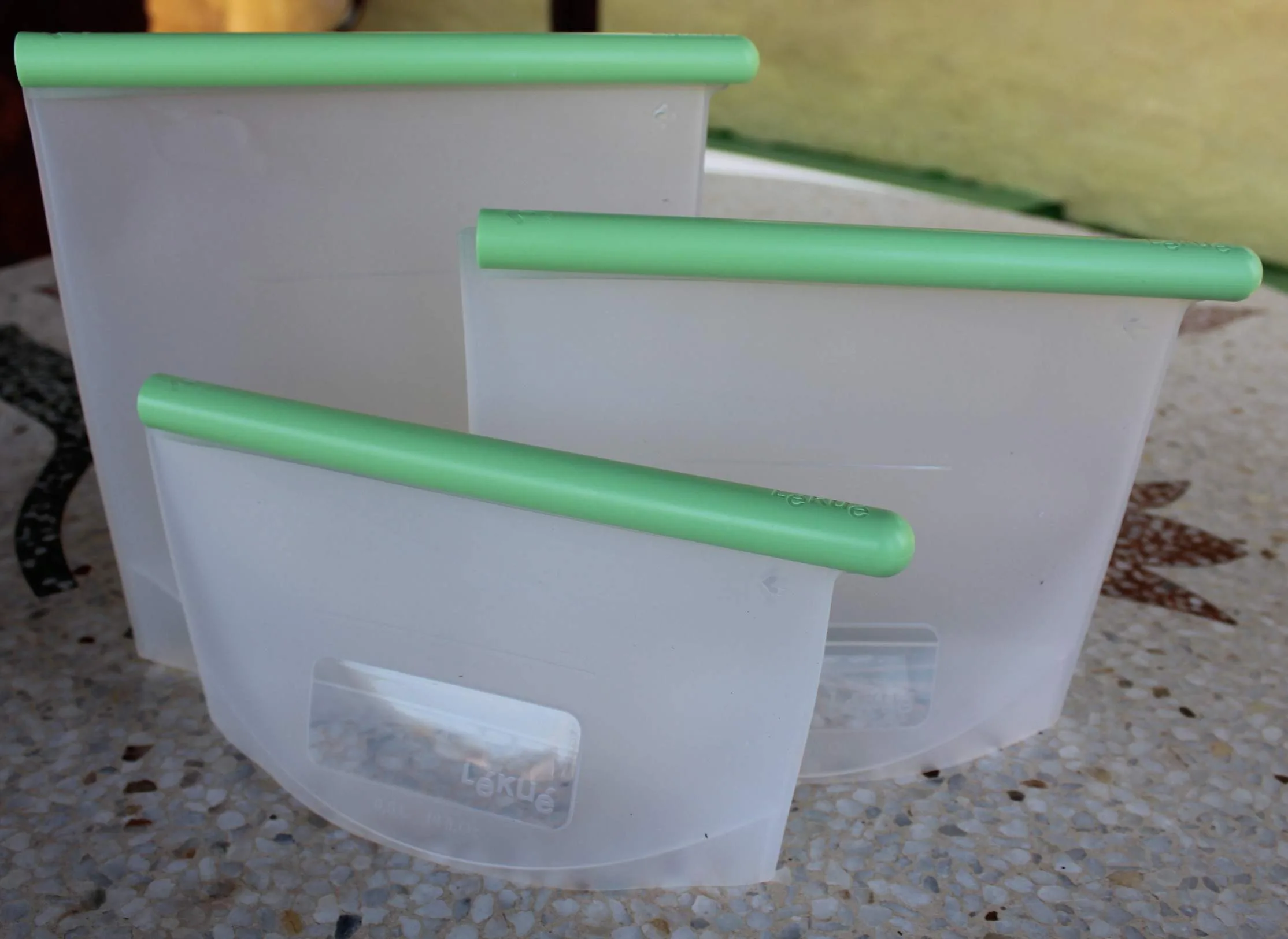 Kit de 3 bolsas reutilizables de silicona - Imagen 4