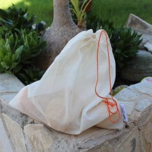 Bolsa compra granel algodón orgánico MEDIANA