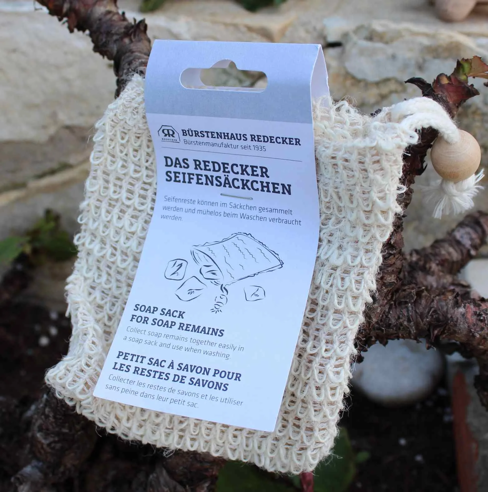 Estuche de jabón sisal y algodón - Imagen 3