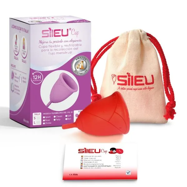 Copa menstrual Sileu ROSE - Imagen 5