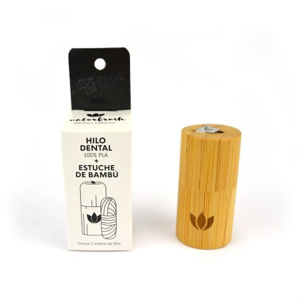 Hilo dental estuche de bambú Naturbrush - Imagen 7