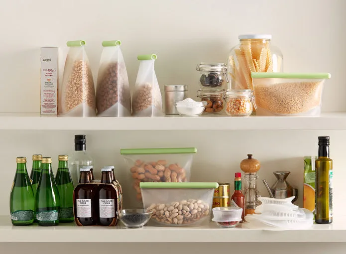 Kit de 3 bolsas reutilizables de silicona - Imagen 6